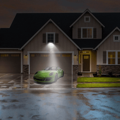 Waterproof Outdoor LED Street Light Dusk To Dawn Sensor Security Wall Light For Yard Pathway Garage 2