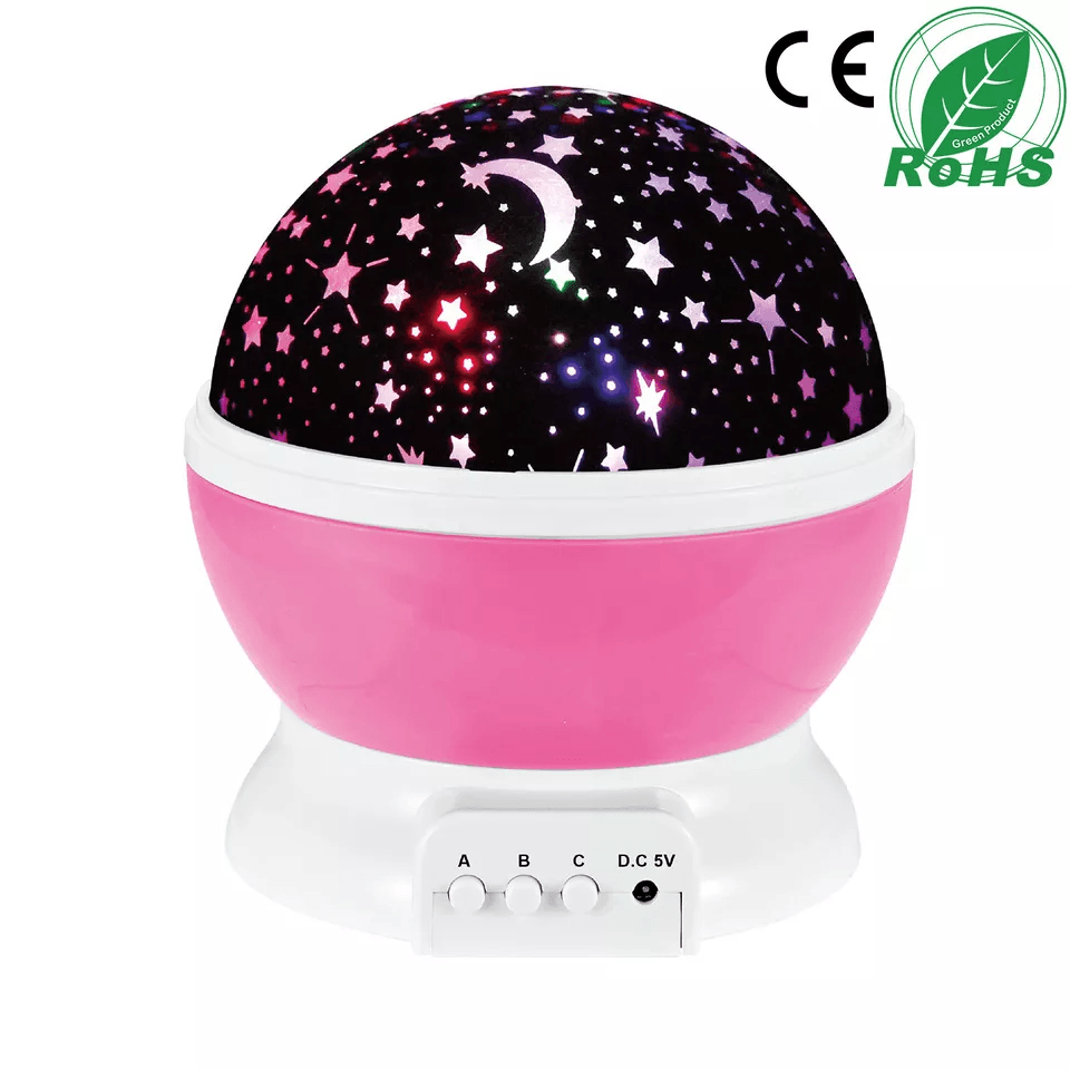 LED Star Moon Projector Lamp USB Night Light For Baby  Kids Sky Cosmos Design Perfect For Bedroom   6