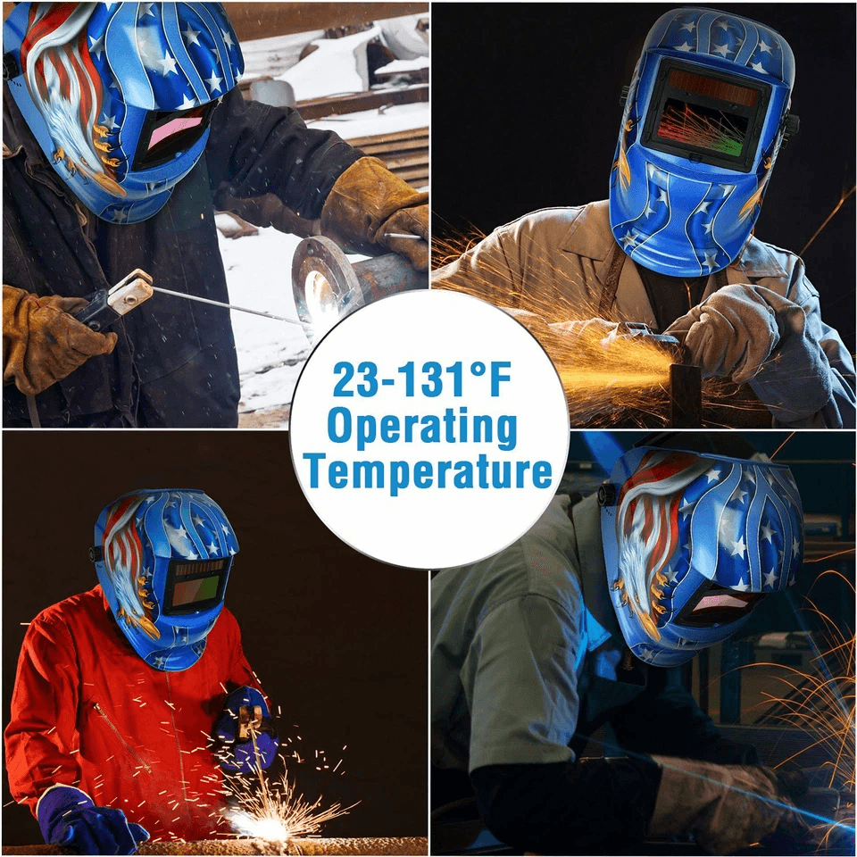 Solar Welder Helmet True Color AutoDarkening Welding Helmet For Arc TIG MIG Weld Clear View Adjusta 4