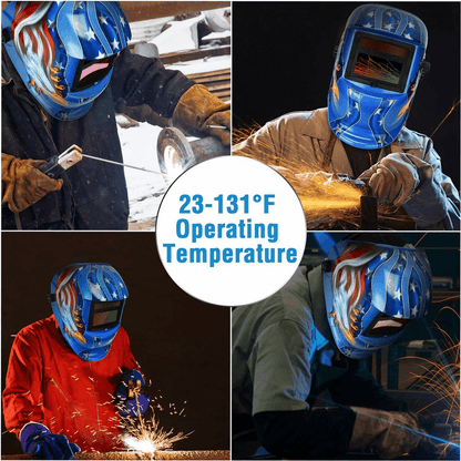 Solar Welder Helmet True Color AutoDarkening Welding Helmet For Arc TIG MIG Weld Clear View Adjusta 4