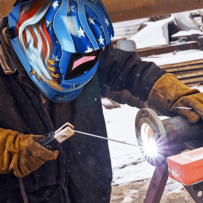 Solar Welder Helmet True Color AutoDarkening Welding Helmet For Arc TIG MIG Weld Clear View Adjusta 1