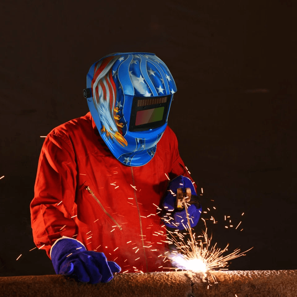 Solar Welder Helmet True Color AutoDarkening Welding Helmet For Arc TIG MIG Weld Clear View Adjusta 2