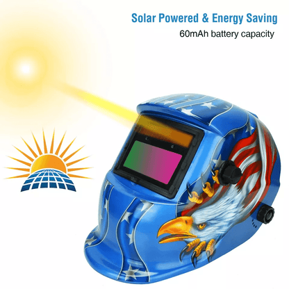 Solar Welder Helmet True Color AutoDarkening Welding Helmet For Arc TIG MIG Weld Clear View Adjusta 5