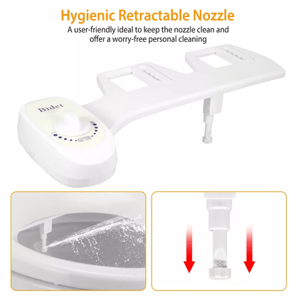 Adjustable Clean  Clear Rear End Bidet NonElectric Fresh Water Spray Butt Wash Washer With SelfClea 1