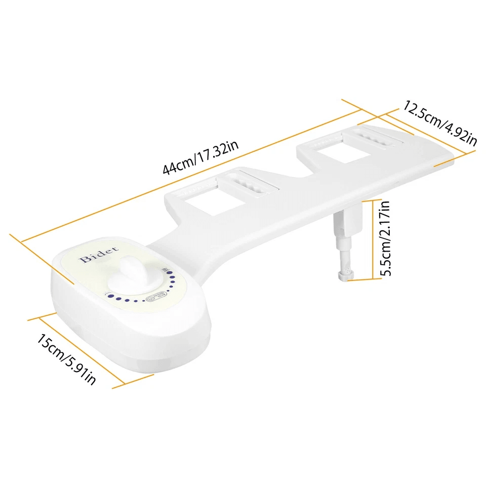 Adjustable Clean  Clear Rear End Bidet NonElectric Fresh Water Spray Butt Wash Washer With SelfClea 9