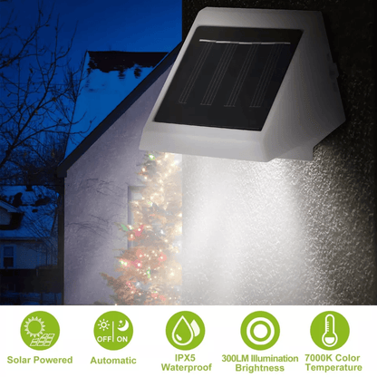 LED Solar Stair Fence Light Waterproof Outdoor Security Lamp For Garden  Patio 2