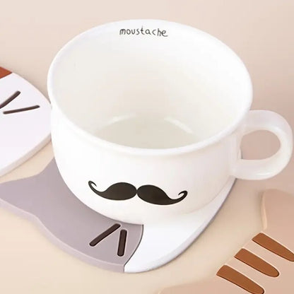 Silicone Tea Cup Cushion HeatResistant NonSlip Cup Holder Pad For Safe  Stylish Drinkware Protectio