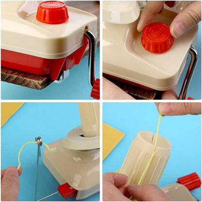 Hand Operated Yarn Ball WinderCompact  Lightweight Fiber Wool Winding Machine For Knitters No Elect 4