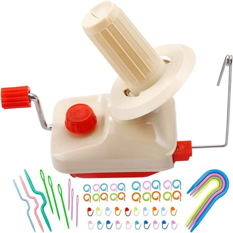 Hand Operated Yarn Ball WinderCompact  Lightweight Fiber Wool Winding Machine For Knitters No Elect 6