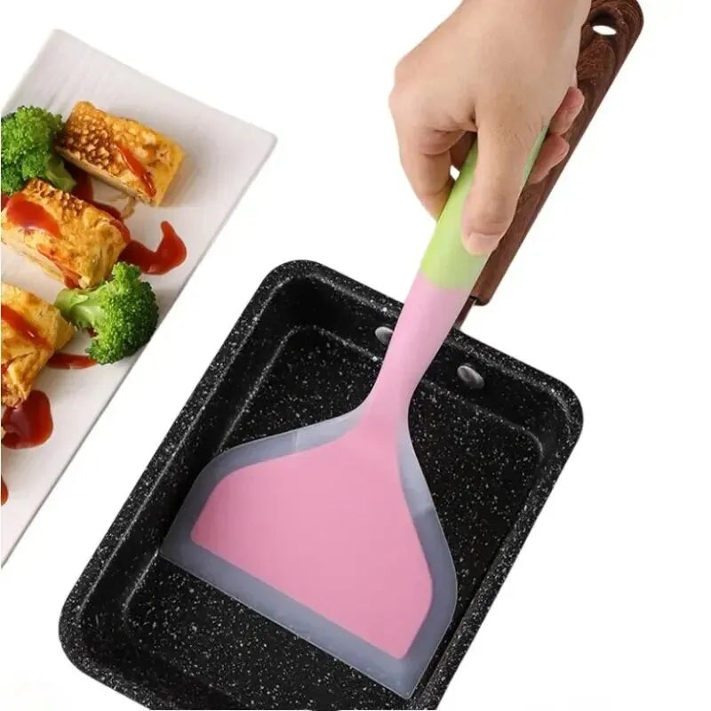 Versatile Silicone Spatula  NonSlip Kitchen Utensil For Eggs Pizza Meat  More 1