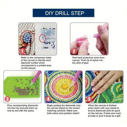 Cat Pattern Diamond Painting Kit DIY 5D Special Shape Crystal Mosaic Art Craft 4
