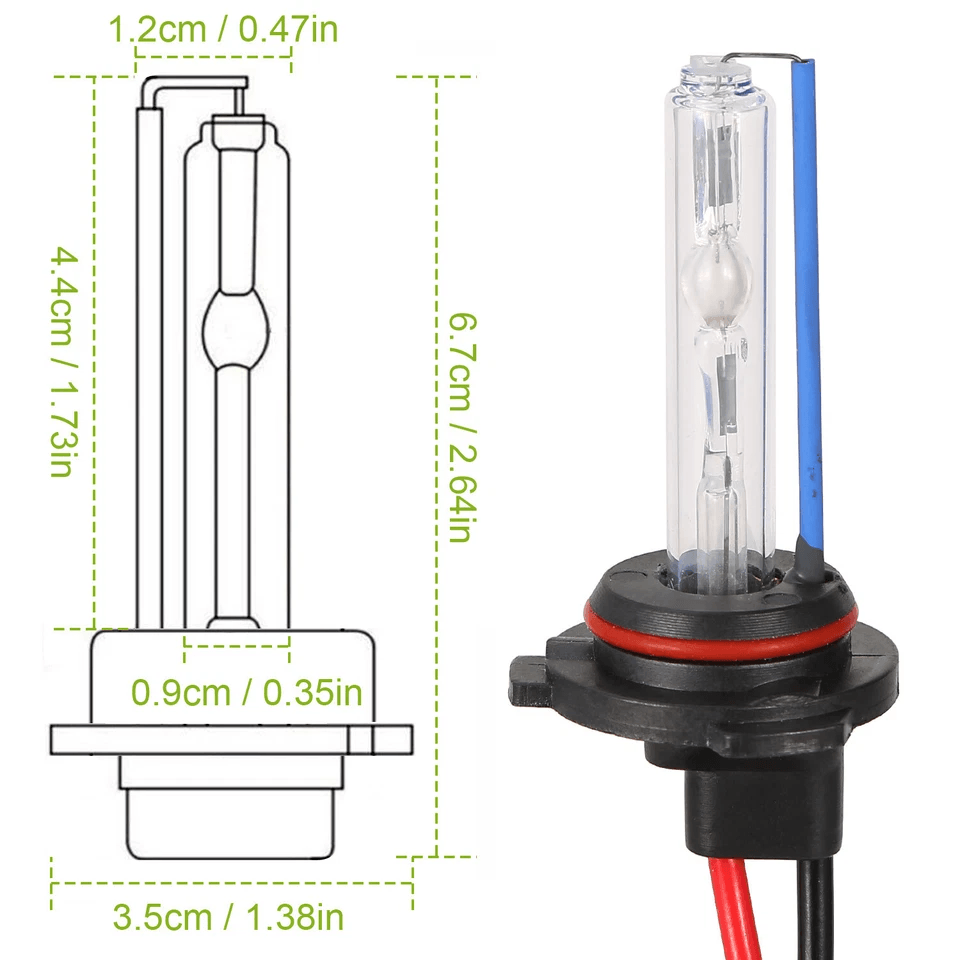 HID Bulbs 8000K Car Xenon Super Vision Headlight Lamps 6