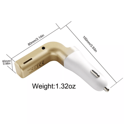 Bluetooth Wireless Car AUX Stereo Audio Receiver FM Adapter With USB Charger Audio Streaming  Hands 6