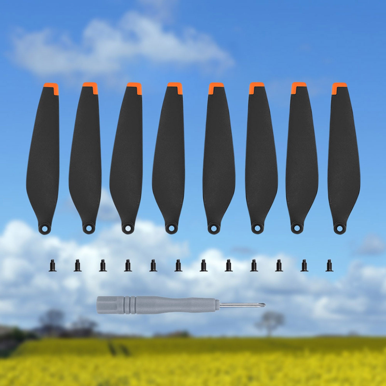Mini Propellers with Screw Accessories Propeller Blade Spare Parts Light Weight Blades Props Wings Low Noise