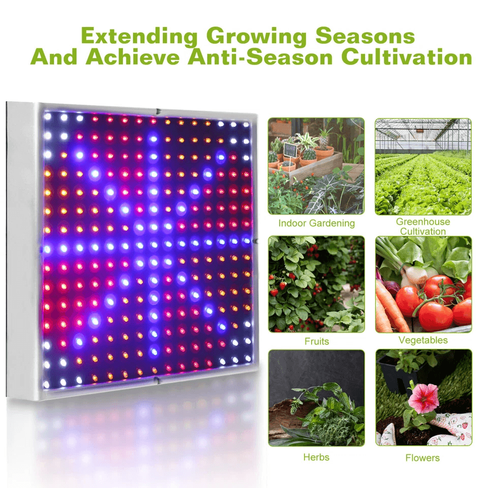 Full Spectrum LED Grow Light For Indoor Plants Hydroponic Panel Lamp For Vegetative  Flowering Grow 4
