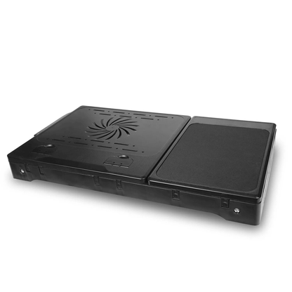 Foldable Laptop Table Stand For Bed Sofa With USB Ports LED Lamp Cooling Fan Portable Adjustable Tr 3