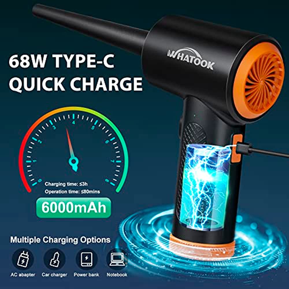 Electric Dust Blower HighPerformance 3Speed Air Duster For Electronics Keyboard  Home Cleaning 1
