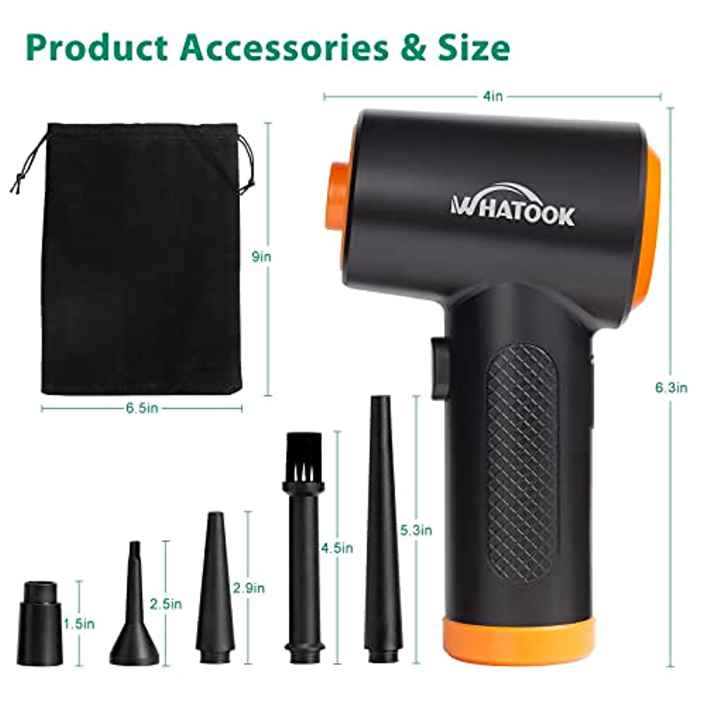 Electric Dust Blower HighPerformance 3Speed Air Duster For Electronics Keyboard  Home Cleaning 4