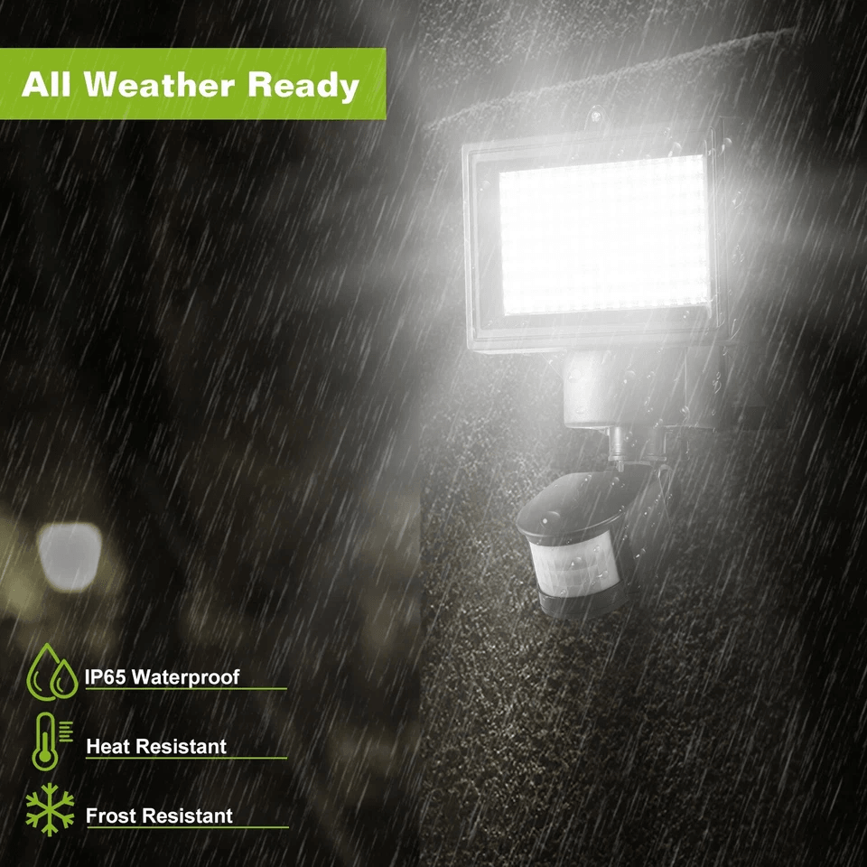 Solar Motion Sensor Flood Light Outdoor Garden Security Lamp IP65 Waterproof 3