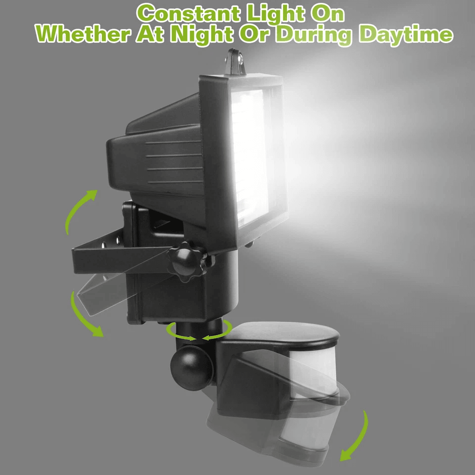Solar Motion Sensor Flood Light Outdoor Garden Security Lamp IP65 Waterproof 2