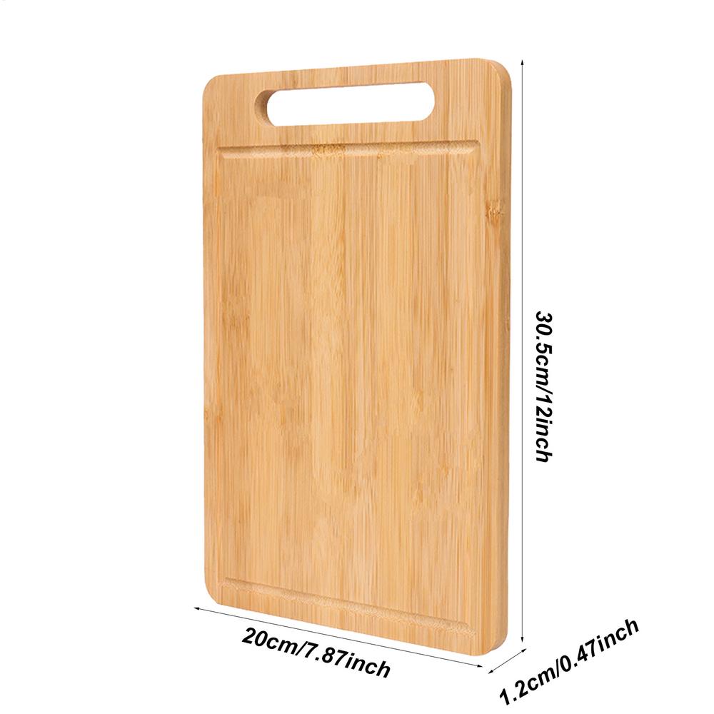 Premium Wooden Chopping Board DoubleSided Thick Cutting  Serving Board For Kitchen 6