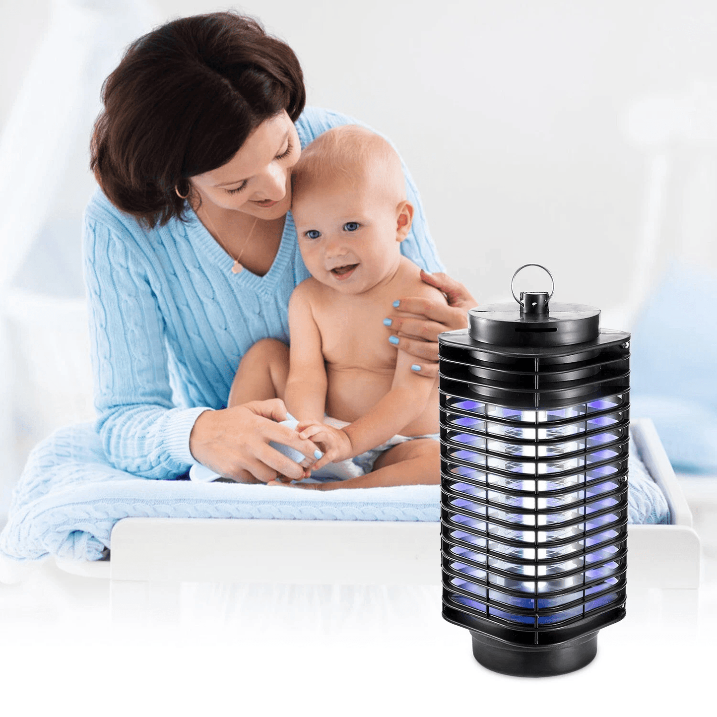 Electric Mosquito Fly Bug Insect Killer Zapper Light  UV LED Trap Pest Control Lamp For Indoor  Out 5