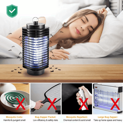 Electric Mosquito Fly Bug Insect Killer Zapper Light  UV LED Trap Pest Control Lamp For Indoor  Out 8
