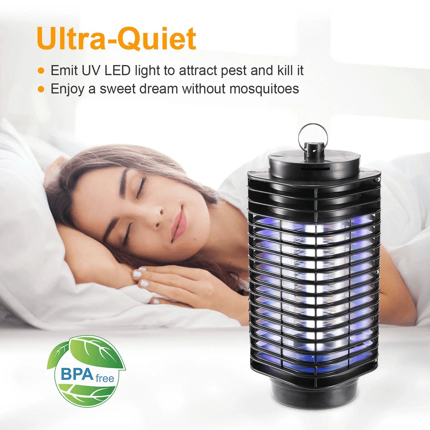Electric Mosquito Fly Bug Insect Killer Zapper Light  UV LED Trap Pest Control Lamp For Indoor  Out 1