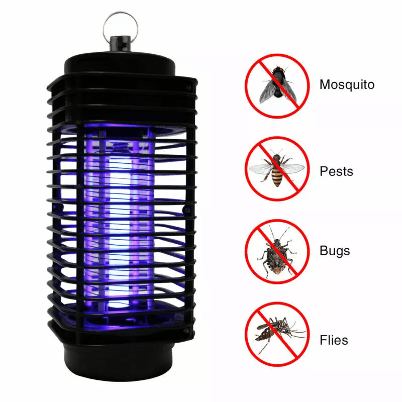 Electric Mosquito Fly Bug Insect Killer Zapper Light – UV LED Trap Pest Control Lamp for Indoor & Outdoor Use