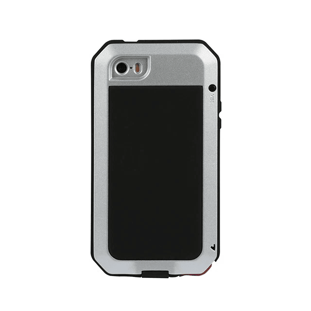 Shockproof Aluminum Metal Armor Case Cover With Tempered Glass For IPhone Heavy Duty Protection 5