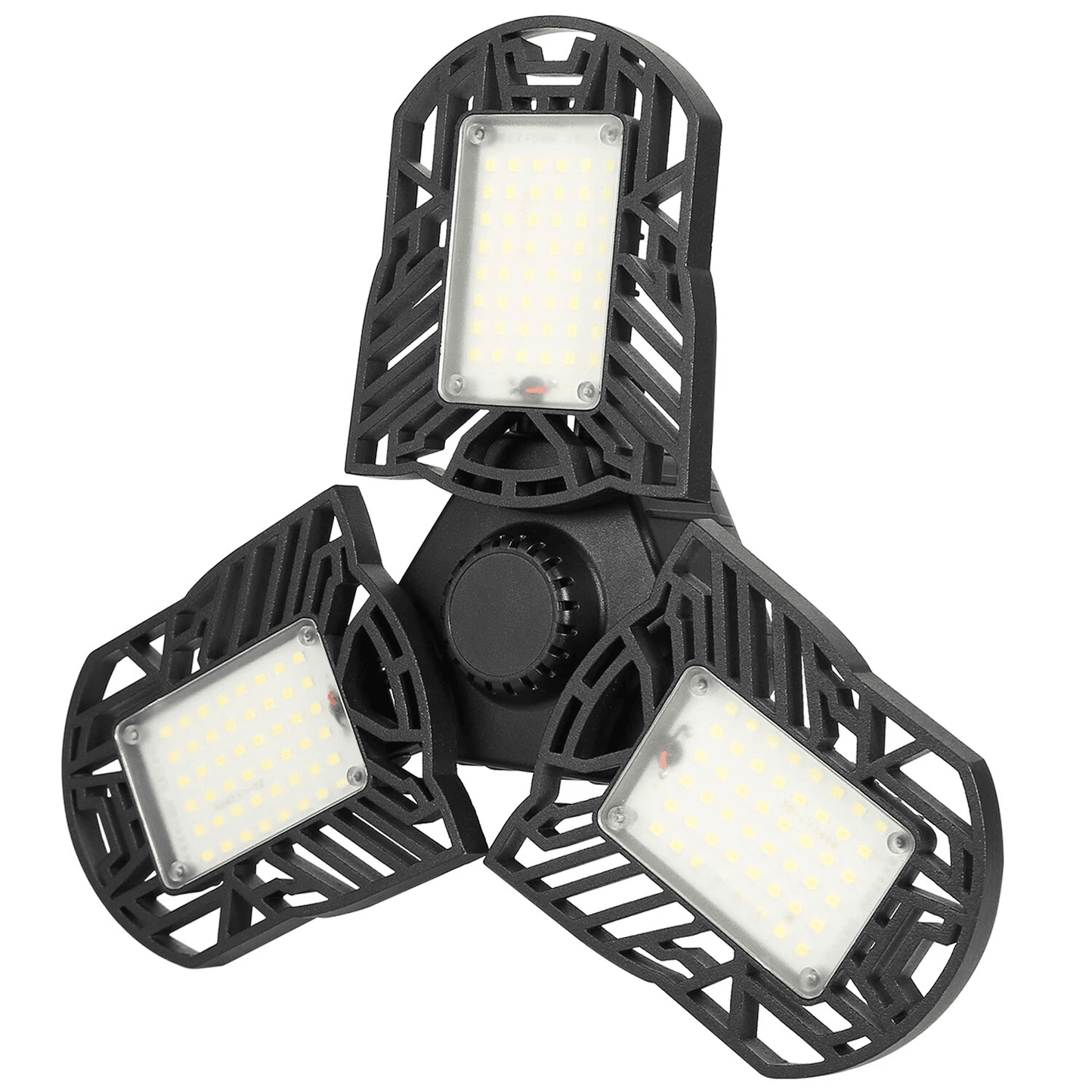 LED Garage Lights Deformable LED Garage Ceiling Light With Adjustable Panels Ultra Bright LED Shop  7