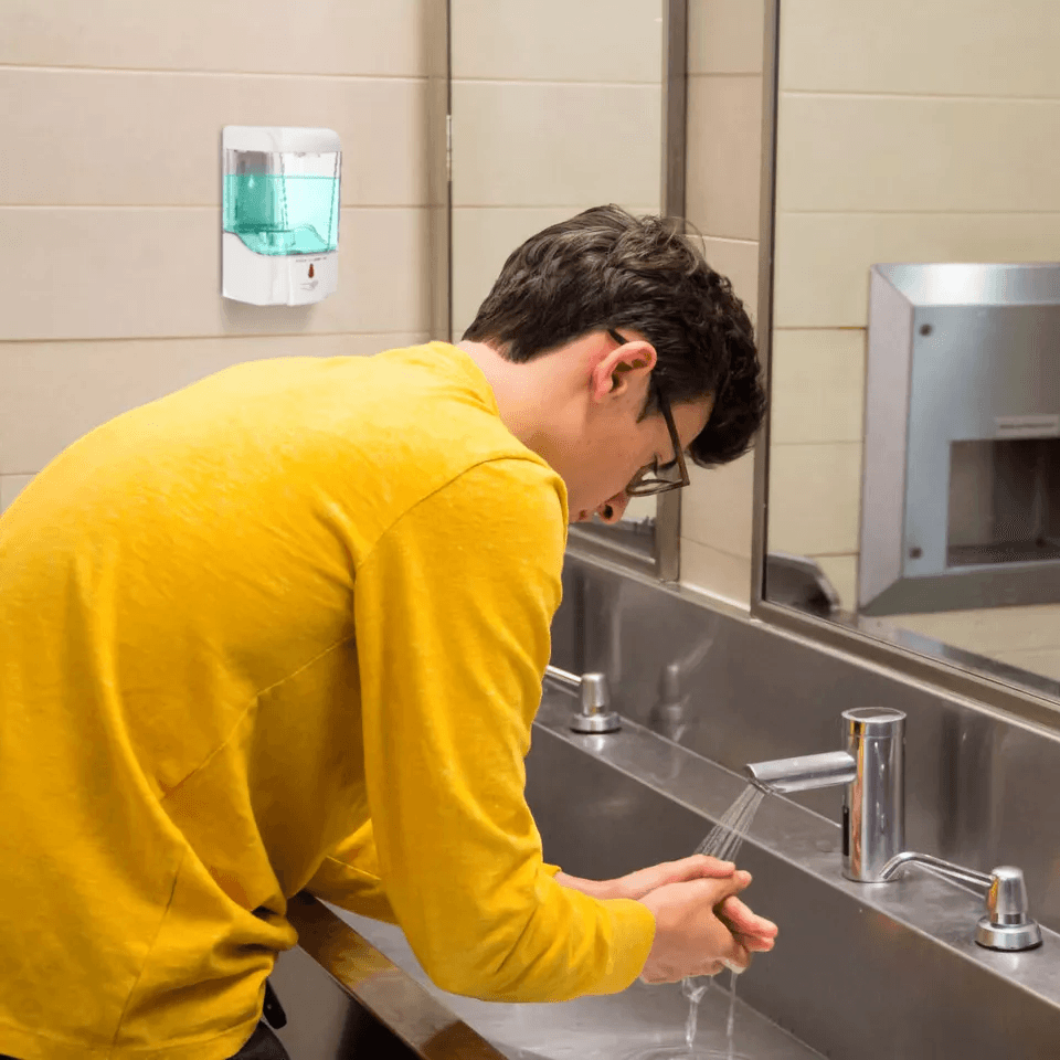 Automatic Soap Dispenser Sanitizer Touchless IR Sensor Wall Mount HandsFree 2