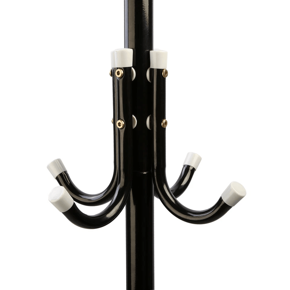 Metal Coat And Hat Rack Organizer With Hooks Clothes Hanger Stand For Handbags Scarves  Office Entr 2