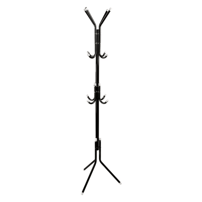 Metal Coat And Hat Rack Organizer With Hooks Clothes Hanger Stand For Handbags Scarves  Office Entr 5
