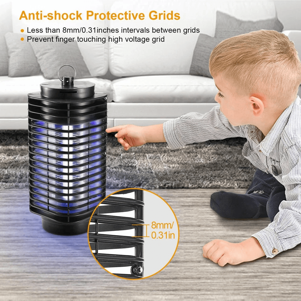 Electric Insect Bug Zapper  Mosquito Killer Lamp Trap Indoor Outdoor Fly Control Aluminum 2
