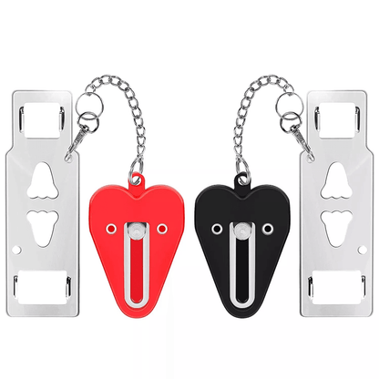 Anti-Theft Portable Door Lock, Home & Travel Safety Security Tool for Hotel Rooms, Apartments, Dorms & Rentals