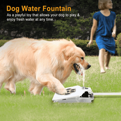 Outdoor Pet Water Fountain With StepOn Pedal Dog Valve Dispenser System For Clean Fresh Drinking Wa 1