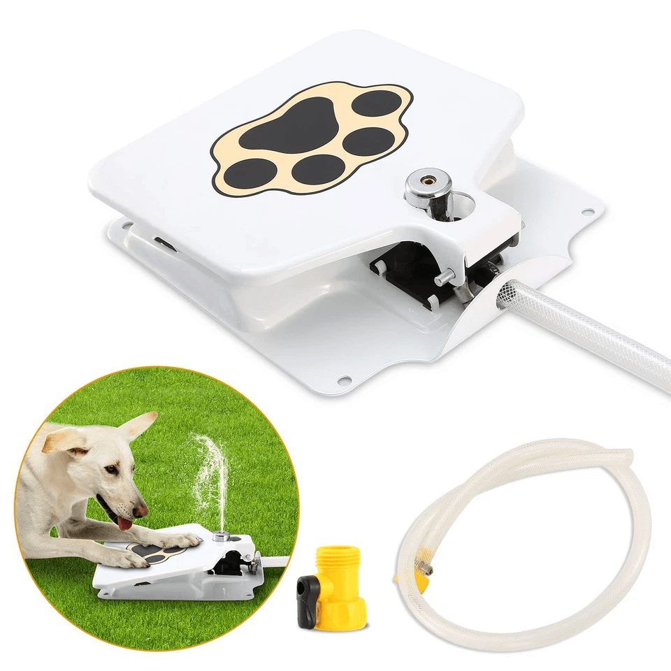 Outdoor Pet Water Fountain With StepOn Pedal Dog Valve Dispenser System For Clean Fresh Drinking Wa 8