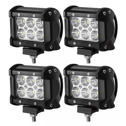 LED Work Light Spot Pods Offroad Fog Reverse for SUV ATV UTE Truck