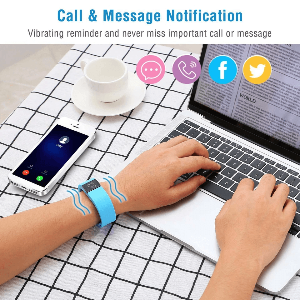 Smart Fitness Tracker Watch Wrist Band With Pedometer  Sleep Monitor 2