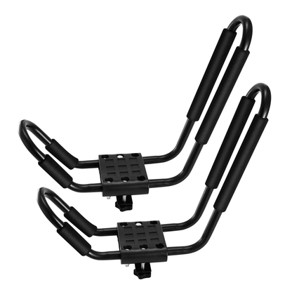 HeavyDuty JBar Rack Kayak Carrier Canoe Surf And Paddle Board Roof Mount For Car SUV Truck Crossbar 8