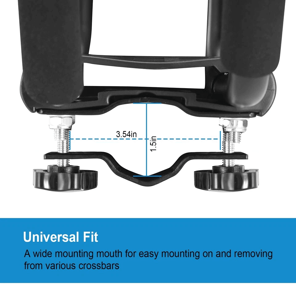 HeavyDuty JBar Rack Kayak Carrier Canoe Surf And Paddle Board Roof Mount For Car SUV Truck Crossbar 5