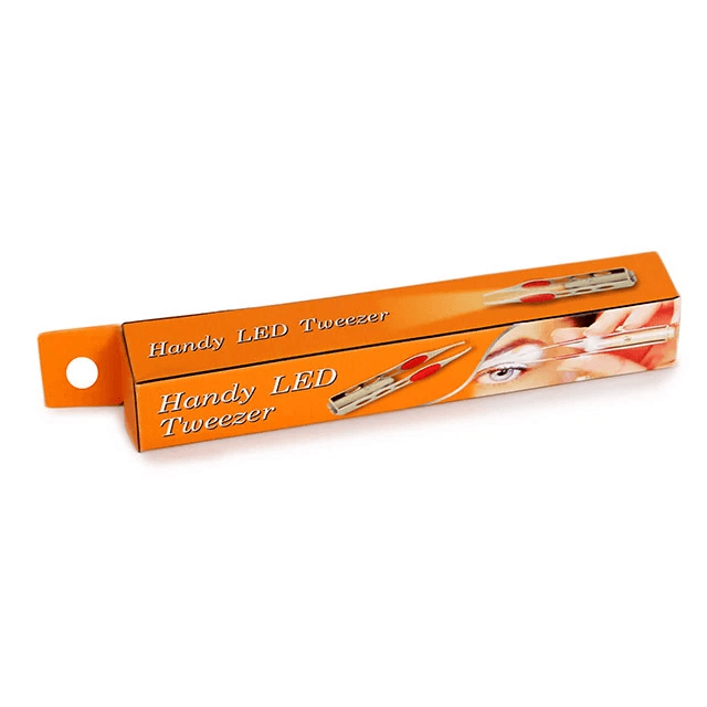 MAKE UP LED LIGHT Tweezer Precision EYELASH  EYEBROW HAIR REMOVER TWEEZERS With Lighted Tip For Fac 8