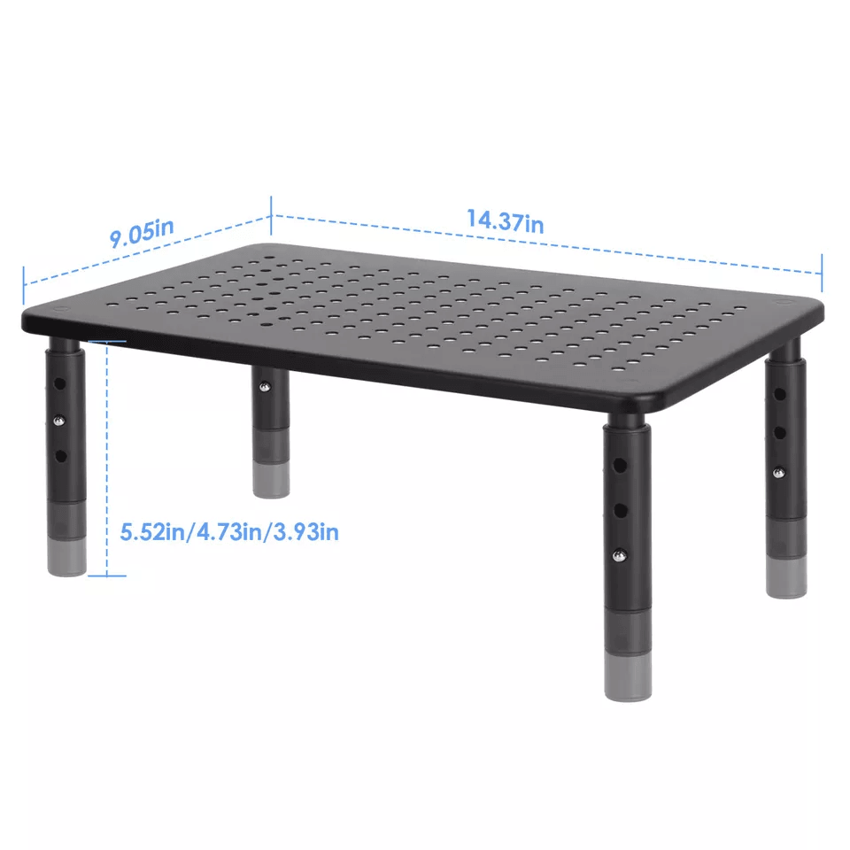 Adjustable Monitor Stand Riser Ergonomic Computer Desk Organizer For Desktop Laptop  Printer 4