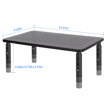 Adjustable Monitor Stand Riser Ergonomic Computer Desk Organizer For Desktop Laptop  Printer 4