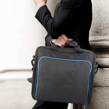 Travel Storage Carry Case Pouch Shoulder Bag for Sony PlayStation PS4 Pro/Slim, Durable, Portable Console Protection