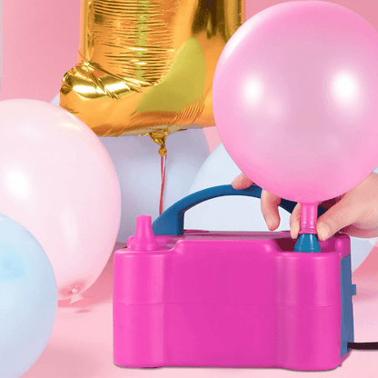 Electric Balloon Pump Dual Nozzle Air Blower Inflator For Late Balloons Fast Portable Balloon Infla 3