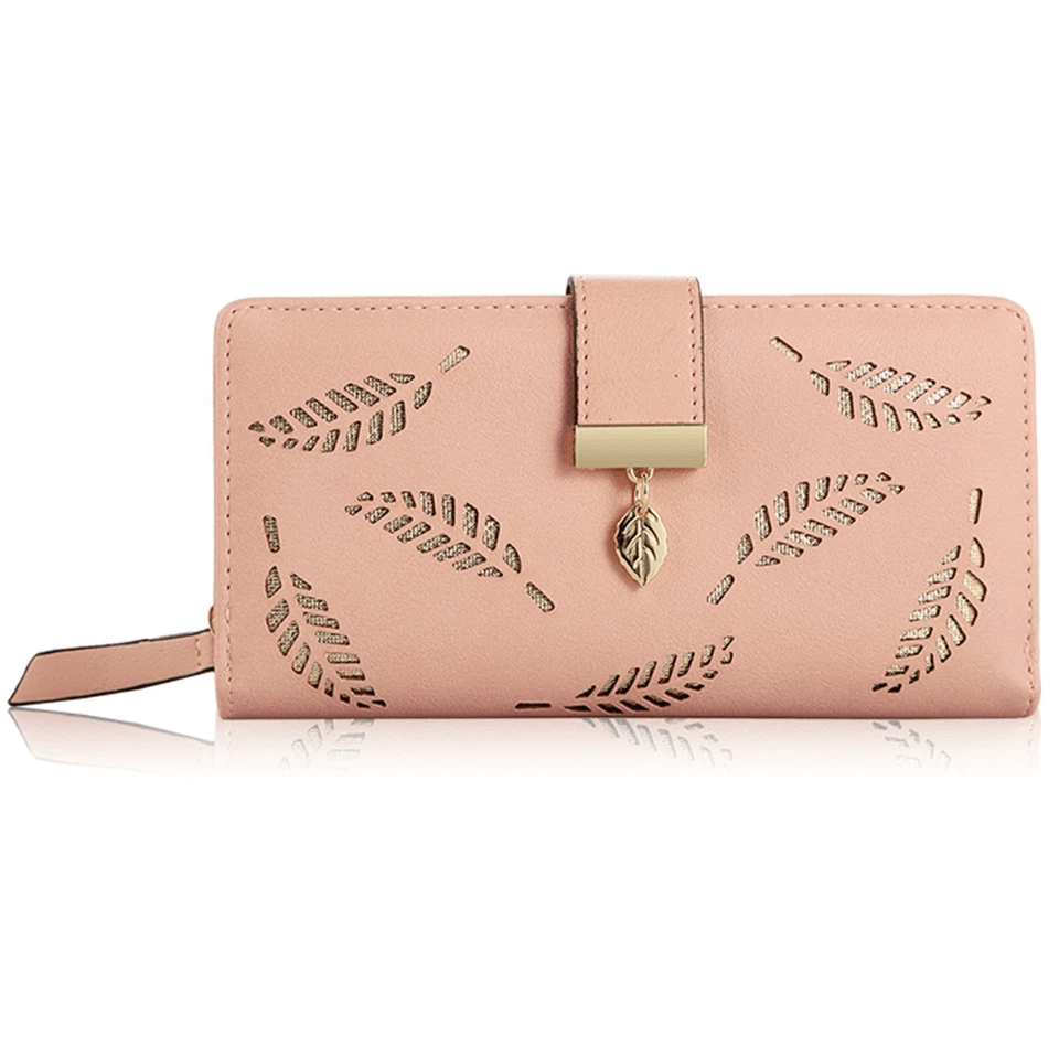Women Ladies PU Leather Clutch Long Wallet Stylish ID Card Phone Holder Purse Handbag With Zipper   8