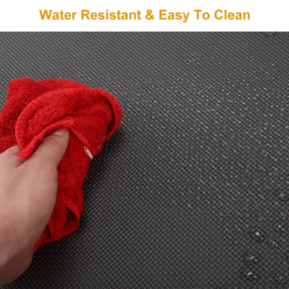 Gray Interlocking Puzzle Tiles Gym Exercise Mat Durable EVA Foam Floor Padding For Home Fitness Pla 3