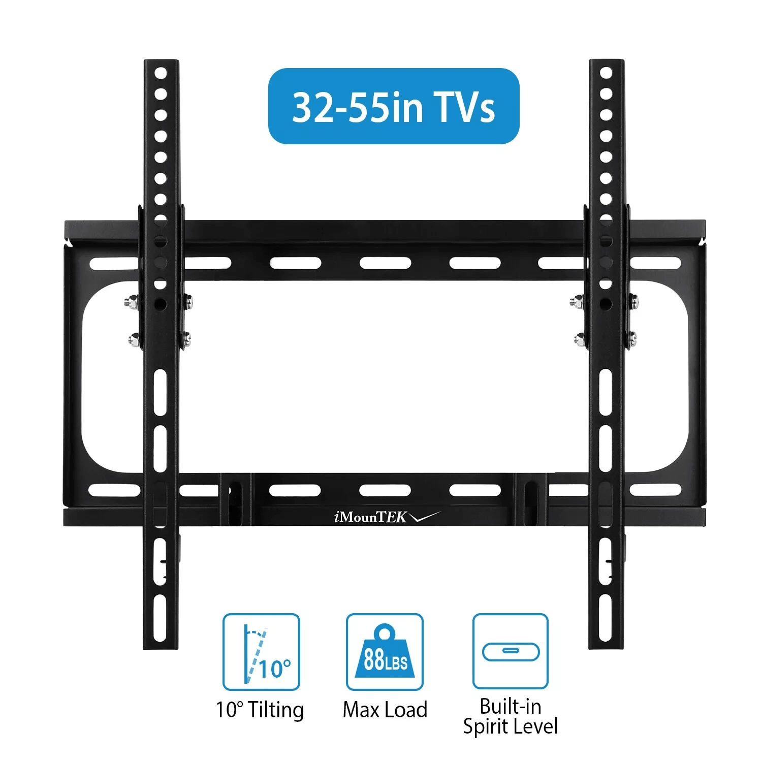 Universal Flat TV Wall Mount Bracket 10 Tilt  Swivel For 3255 LED TVs UltraSlim HeavyDuty VESA 5